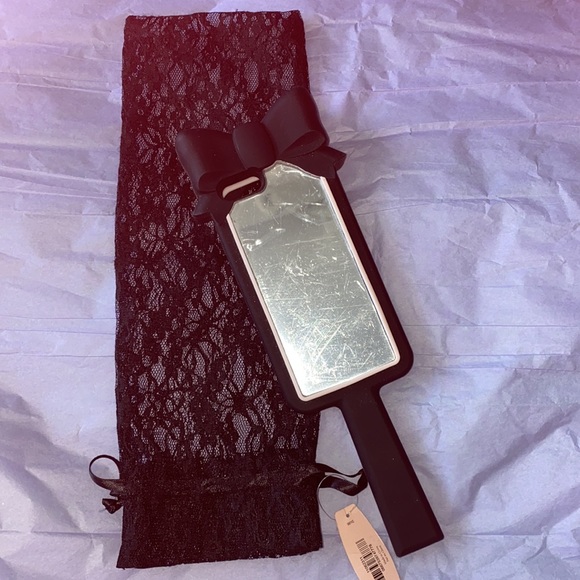 Victoria Secret Vintage mirror phone case iphone 6 New with plastic & lace bag - Picture 2 of 3
